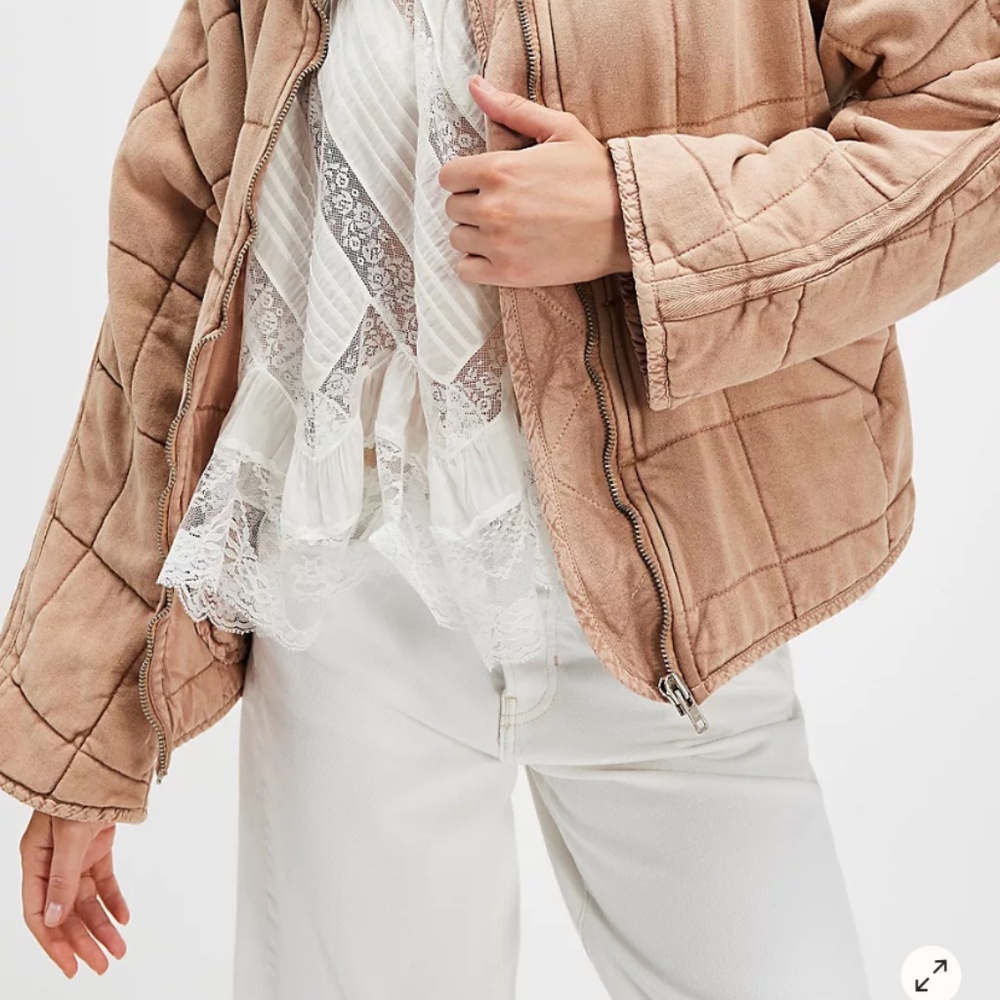 Free people dolman quilted jacket